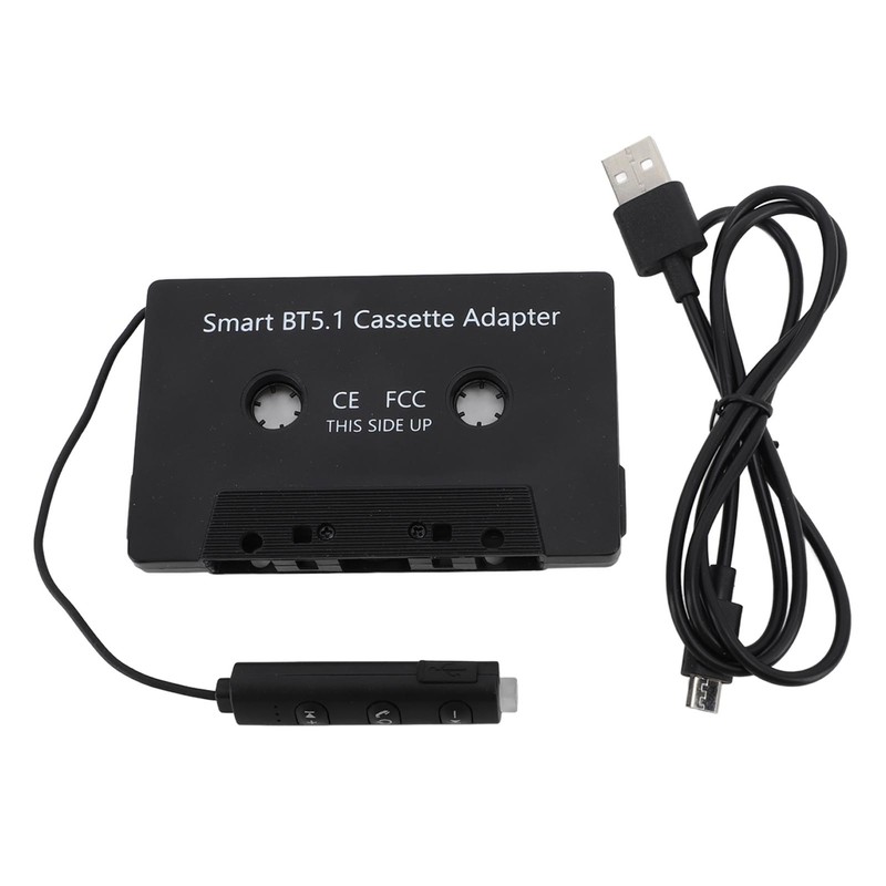 DC5V Bluetooth Cassette Adapter BT5.1 Universal Wireless Cassette Tape to