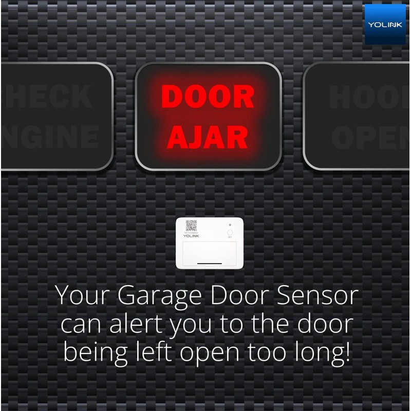 YoLink Garage Door Sensor Monitor Alerts Voice Assistant Smart Home