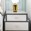 brandname Beyoo 6 pcs Deep Pink Butterfly Shape Door Handle