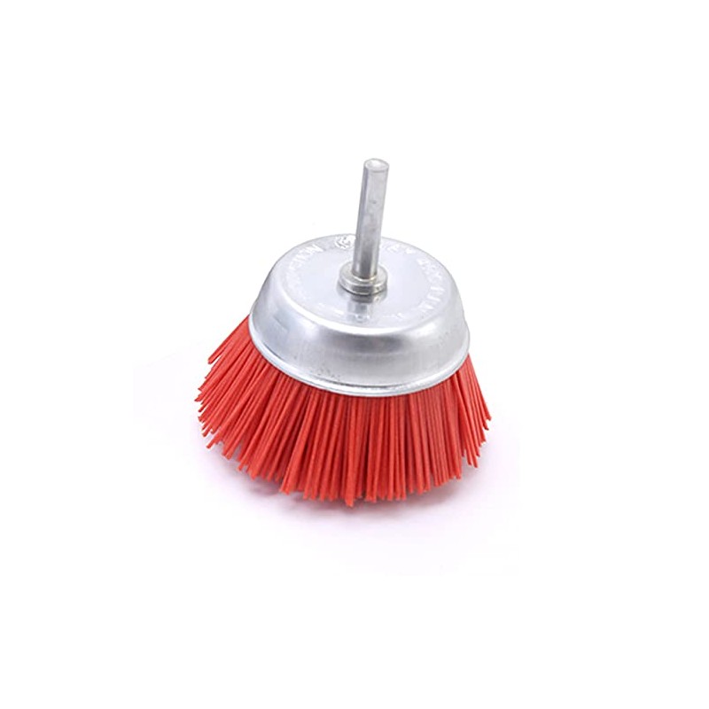 XIAOJUN 3Pcs 3Inch Nylon Filament Abrasive Wire Cup Brush Kit