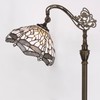 ZJART Tiffany Floor Lamp Stained Glass Lamp 18.88X12X67 Inch Angle
