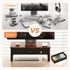 HEWORLIF Computer Monitor Stand Riser with Drawer, 2-Tier Desk Accessories