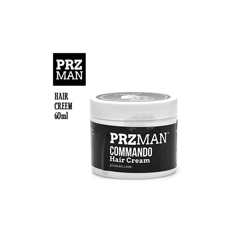PRZMAN 72113009 COMMANDO Hair Cream 2.4 fl oz (60 ml)