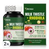 Milk Thistle Plus Rhodiola Rhodiola Liver Health, 2 Pieces, 90 Tablets / 밀크씨슬 플러스 로디올라 홍경천 간건강, 2개, 90정