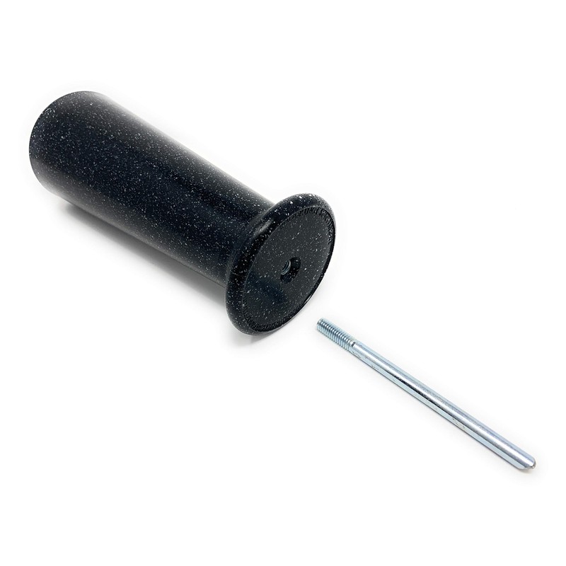 OPTIMUM Slim Memorial Cemetery Flower Vase - Plastic (Blacker Granite)