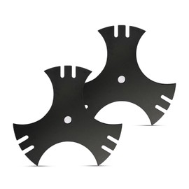 2 Pack 781-0748-0637 Edger Blades Replacement for Crafts Man Edger, 9" 3-Side Edger Star Blade Compatible with T-Bilt, MTD, Cub Cad et Edger, 5/8" Center Hole, Replace 781-0748, 40-009, 490-105-M017