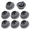 8 Pcs Dishwasher Basket Wheels Lower Basket Wheel Replacement 165314