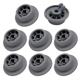 8 Pcs Dishwasher Basket Wheels Lower Basket Wheel Replacement 165314 Universal Dishwasher Lower Basket Wheels