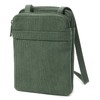 Hedgren Follis Rupee RFID Passport Holder Corduroy Duck Green, Corduroy