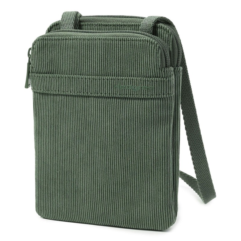 Hedgren Follis Rupee RFID Passport Holder Corduroy Duck Green, Corduroy