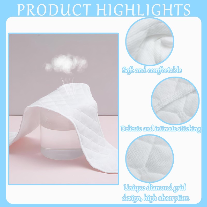Bra Inserts Sweating, Pack of 10 Reusable Underbust Sweat Protection