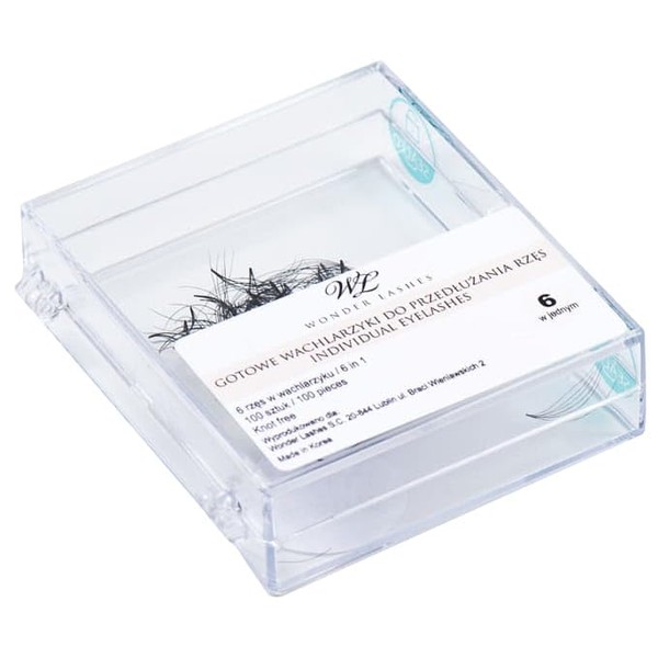 WL Wonder Lashes Fertige Wimpernfächer 6-in-1 für Professionell 0,08 100
