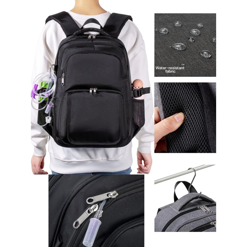 Feeding Tube Backpack for G J GJ Tube G tube