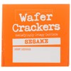 Olina's Bakehouse Wafer Cracker Snack - Sesame 3.5oz