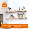 MLOQI 6 Pack Heavy Duty Shelf Brackets, 5mm Thick Scaffold