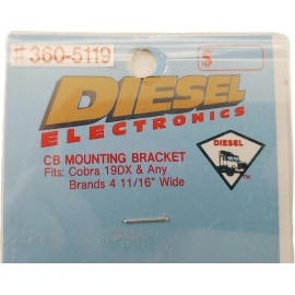 Universal, Cobra Diesel 360-5119 Stock Replacement CB Radio Bracket For Cobra 19DX Radios