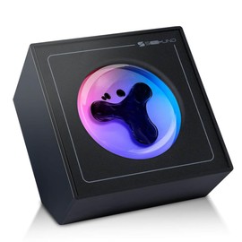 Ferrofluid Speaker Sound Visualizer, Dancing Ferrofluid Lamp with Colorful Lights, Ferrofluid with Music Rhythm, Symbiont in a Bottle (Not A Speaker) (Does Not Make Sound)