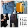 8pcs Zipper Pull Replacements, Zinc Alloy Detachable Replacement Zipper Pull