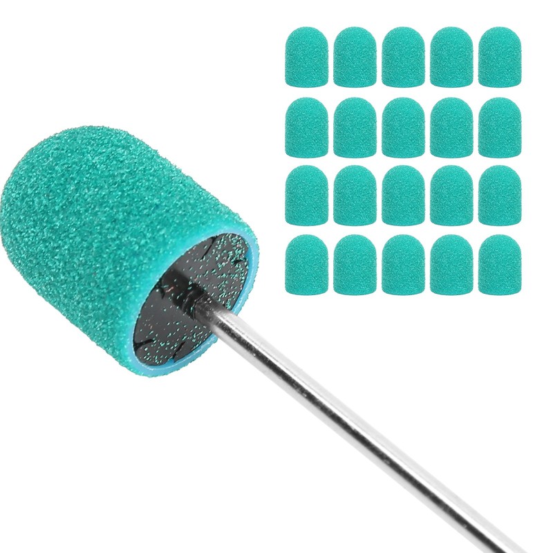 Nail Art Sanding Cap Nail Drill Bits Polishing Grinding Sanding