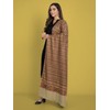 Zamour Women's Kullu Striped Himachali Mountain Meditation Woolen Shawl Stole