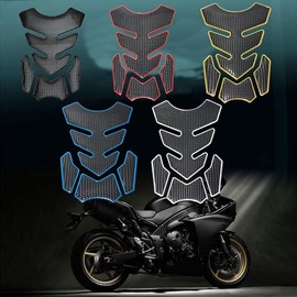 Zuture For Yamaha Suzuki Kawasaki Honda K.T.MB.M.W. Harley 3D Motorcycle Sticker Decal Gasoline Fuel Tank Pad Protective Cover