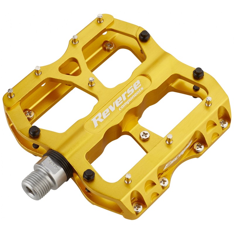 Reverse Escape Flat Bicycle Pedal Gold