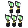 5PCS G1/2 Male Thread Rotating Sprinkler Nozzle Spray Head Misting
