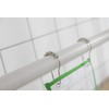 ALYER Hanging Storage Shower Caddy Organizer,Mesh Pockets for Bathroom,Closet,Pantry (Gray)