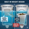 4 Pack 8" Pool Skimmer Basket Built-in Weight Stainless Handle