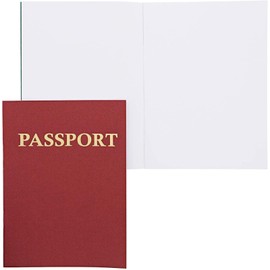Passport Notebooks Bulk Set, Travel Journal in 4 Colors (4 x 5.5 in, 24-Pack)