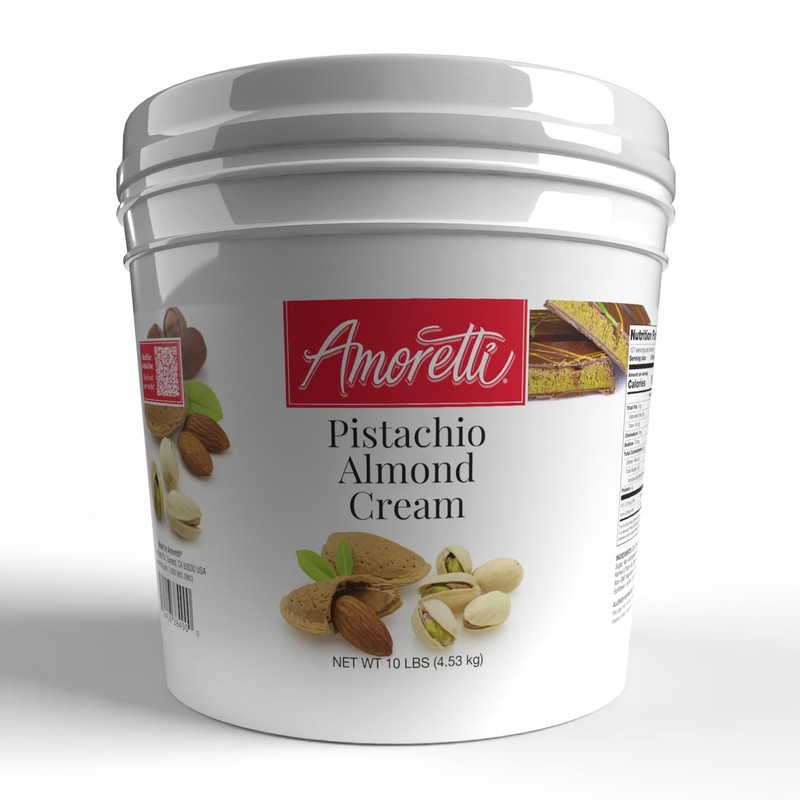 Amoretti - Pistachio Almond Cream (Over 58% Pistachios and Almond