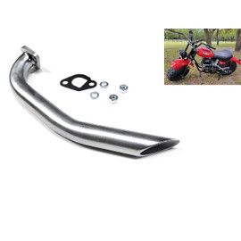 ARSPORT Exhaust Header pipe for Massimo Motor Warrior200 196CC Mini Bike, COLEMAN BT200X, COLEMAN CT200U, COLEMAN CT200U-EX.