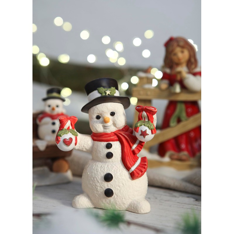 Goebel Snowman Figurine Decorated - Snowmen Christmas