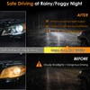 Dorwrnln Car Headlight Restoration Kit, 2-Step Headlight Cleaner with Oxidation