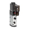 uxcell AC 24V 5 Way 2 Position 1/4" PT,Pneumatic Air
