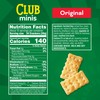 Club Crackers Minis, Lunch Snack, Original, 11oz Box