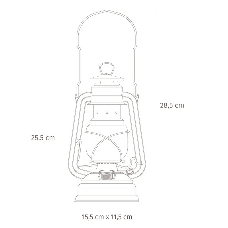 Feuerhand Baby Special 276 Storm Lantern in 21 Colours (Light