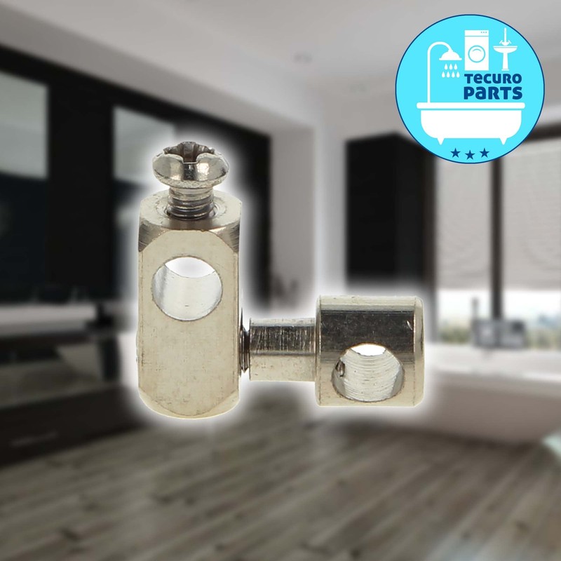 tecuro Brass Double Joint for Connecting Fittings and Pull Rods