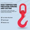 Uadme Heavy Duty Lifting Hook, 2Ton Alloy Steel Engine Crane