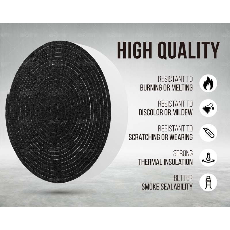 Replacement Big Green Egg Grill Seal Gasket Kits for Large,