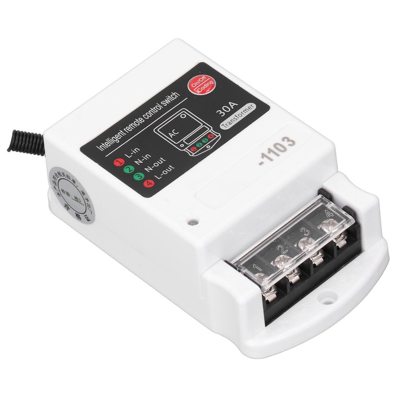 Remote Control Switch 30A Relay 3km Control Range Wireless Remote