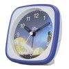 SELVA Children's Alarm Clock Starry Sky with Motifs Sweeping Second