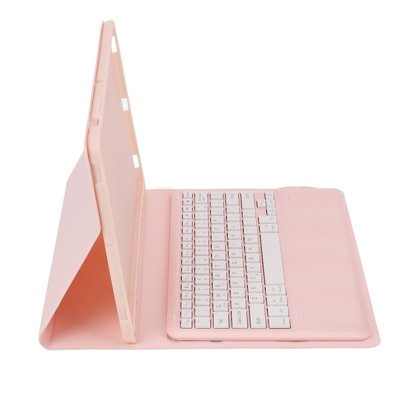 12.4in Keyboard Case 3 Adjustment Stand Detachable Pink Keyboard Case