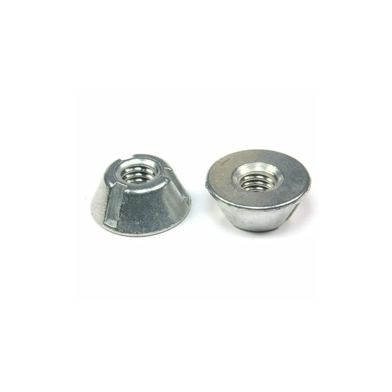 Anti Theft Security Nuts, Tamper Resistant Tri Groove Nut, Zinc-Plated