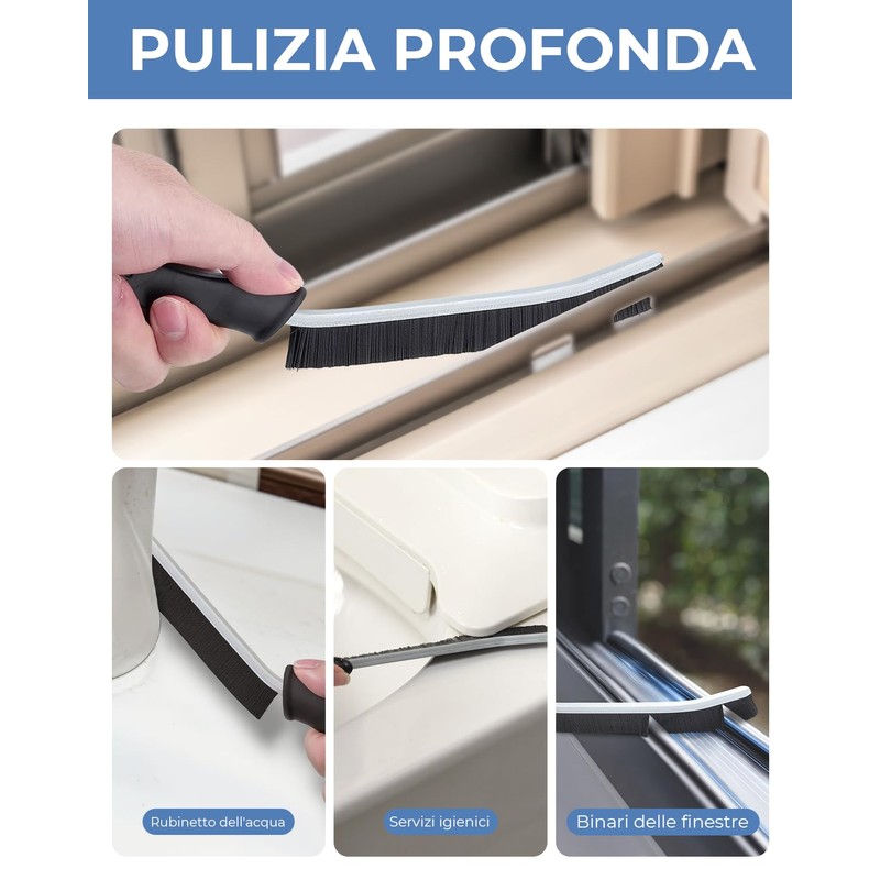 CLEANGOR Cleangor Fugenbrste, Hartborsten Ecken Reinigungsbrste, Fugenreinigungsbrste, Crevice Cleaning Brush,