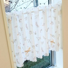 sunnydayfabric Cafe Curtain ani-koko Small Ribbon