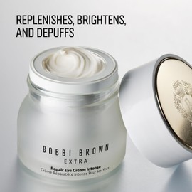 Bobbi Brown Extra Repair Eye Cream Intense | Replenish, Depuff, & Brighten | Under Eye Cream with Argireline Peptide, Hyaluronic Acid, & Glycerin, 0.5 Fl Oz, Refill