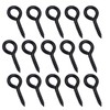 Qrity Pack of 20 Eye Screws 16 mm, Screw Ring,