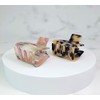 (2 types) Mini marble square pin leopard / (2종) 미니
