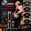 2-in-1 Black Liquid Lipstick & Lip Liner Pencil Kit for